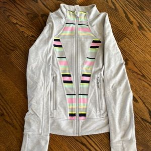 light grey ivivva active jacket.